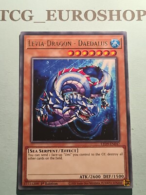 Levia-Dragon - Daedalus ︎YUGIOH ︎LED9 ︎2021 ︎ENGLISH ︎RARE ︎NM #0411
