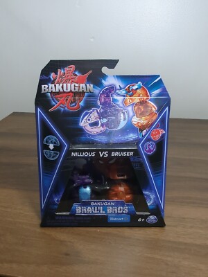 BAKUGAN (2023) Gen 3 Brawl Bros: NILLIOUS vs. BRUISER Walmart Exclusive Two Pack