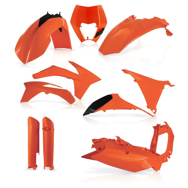 Acerbis Set Motorradverkleidungen Plastics FüR KTM Orange KTM EXC 125 2012 2013-image