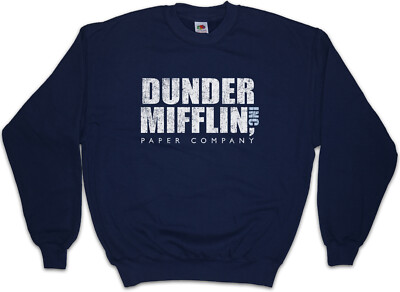 DUNDER MIFFLIN INC Sweatshirt Pullover Paper Company The Logo Office Firmenlogo