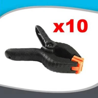 10x Morsetti Foto Sfondo Clip per Studio Fotografico Sfondo Supporto Luce-