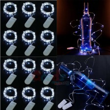 6.6ft 20 LED Mini LED Copper Wire String Fairy Lights Battery Operated Light Lot
