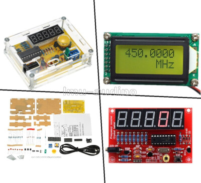 1MHz-1.1GHz 1Hz-50MHz Crystal Oscillator Tester Frequency Counter Meter DIY Kits