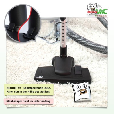 MisterVac Teleskop-Staubsaugerrohr – Kompatibel Mit Nilfisk GD80, GM80, GS80, 60–95,5 Cm, Aluminium