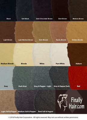 Hair Fibers in 23 Colors Choose A Size - Finally Hair ''A'' Grade over 27,500 SOLD