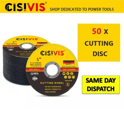 SBS 50 x Wilhelm Trennscheiben Ø 125 Edelstahl Metall Stahl Inox Blech Flexscheiben