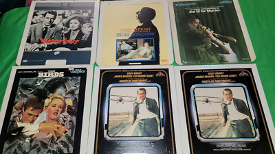 ALFRED HITCHCOCK  5 FILM LOT ON CED DISC  THE BIRDS, NOTORIOUS, REAR WINDOW