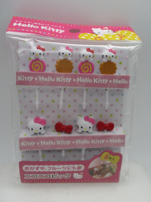 SANRIO HELLO KITTY  niko niko Food   Picks 16cs For Lunch Box Bento  TORUNE