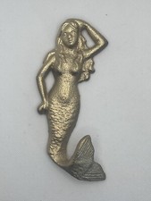Cast Iron Mermaid Hook Wall Hanger Decor Beach Nautical Towel Holder Decor