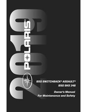 Polaris Owners Manual Book 2019 850 SWITCHBACK ASSAULT & 850 SKS 146