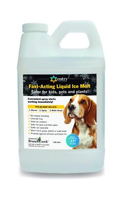 Branch Creek Entry Chloride-Free, Non-Toxic, Liquid Snow and Ice Melt Certifi...