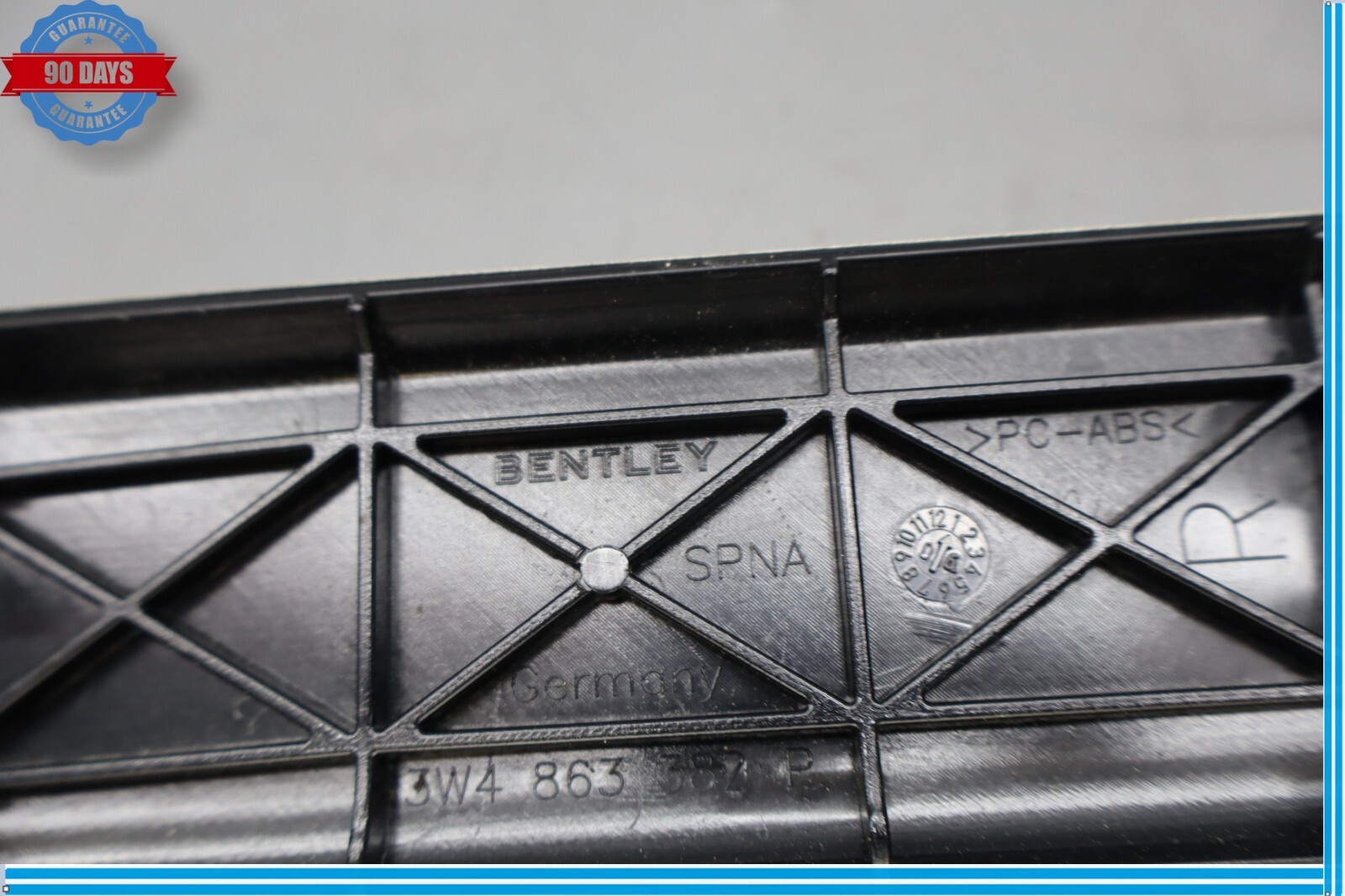 06-12 Bentley Continental Front Right Passenger Side Sill Scuff Plate Oem