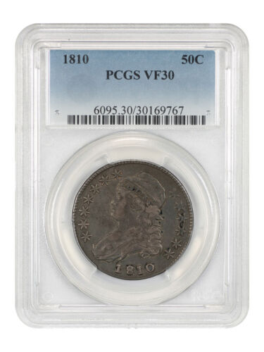 1810 50C PCGS VF30 - Picture 1 of 4