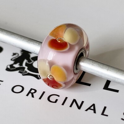 Authentic TROLLBEADS PENSIONIERT Rosa Traum TGLBE-10152