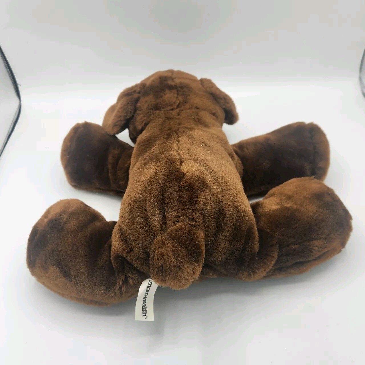 Vintage 2002 Brown Chocolate Lab Puppy Plush Soft Stuffed Animal Commonwealth
