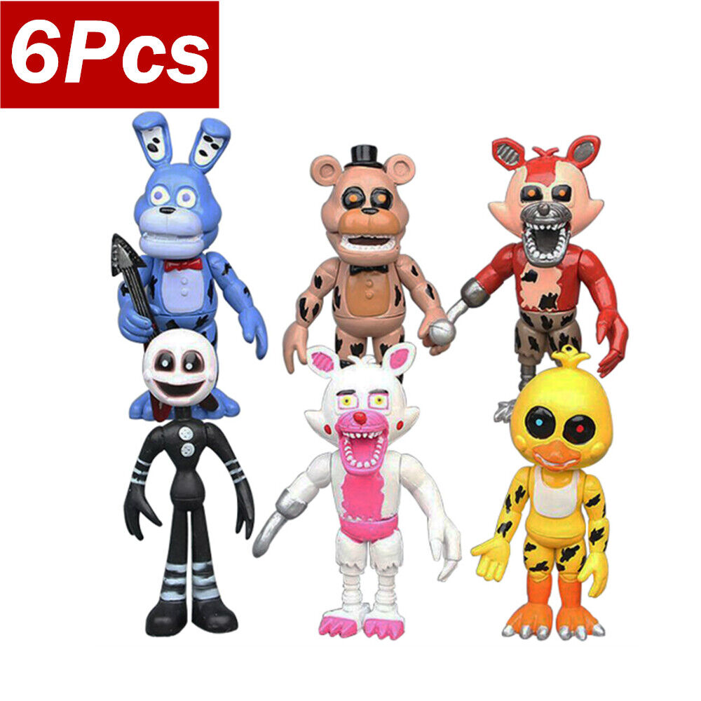 8pcs/set Five Nights At Freddy's Minifigures Freddy Foxy Building