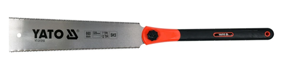 YATO Japansäge Kataba Holzsäge Handsäge Profi Feinsäge Doppelseitig fein grob Säge