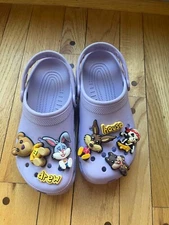 CROCS JUSTIN BIEBER DREW HOUSE LAVENDER CLASSIC CLOG MEN SIZE 6 OR WOMEN SIZE 8