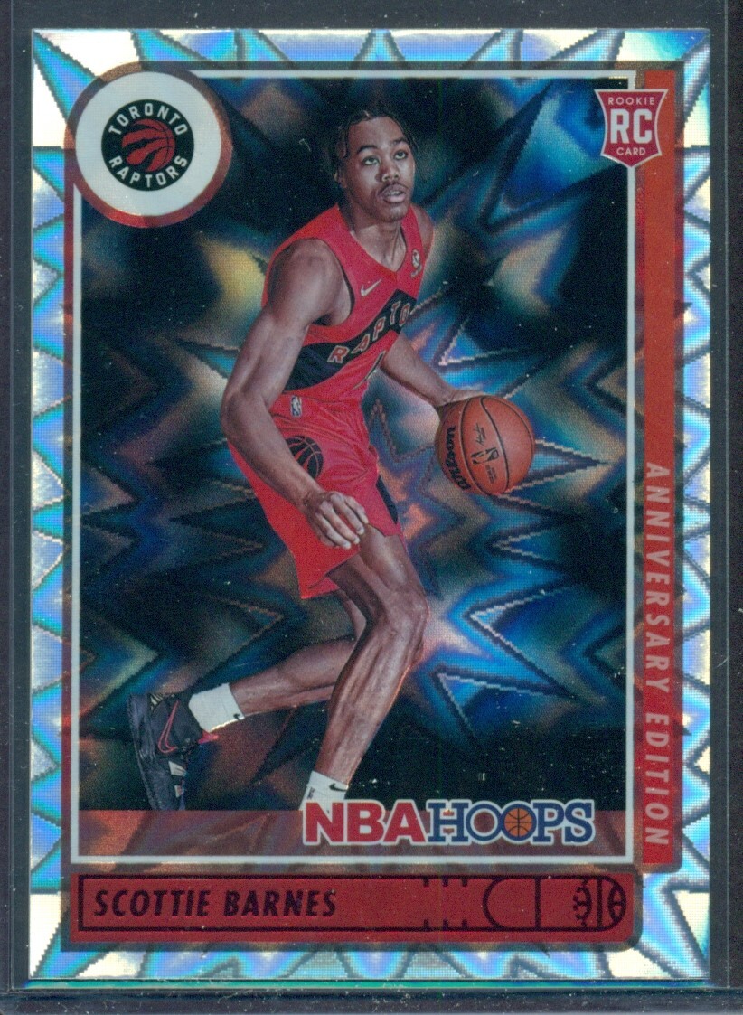 2021-22 PANINI NBA HOOPS ANNIVERSARY EDITION SCOTTIE BARNES #227 ROOKIE CARD