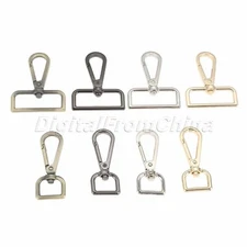 1/5Pcs Metal Handbag Bag Clasps Lobster Swivel Trigger Clips Snap Hooks Buckles