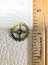 Heirloom Clock Movement Time Side 5th Wheel (See Pics To ID Mvmt) (K8916)