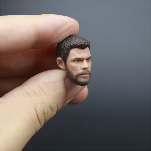 Thor Odinson Short Hair Head Carving Fit Mafex/SHF Figur im Maßstab 1:12 - Bild 2 von 4