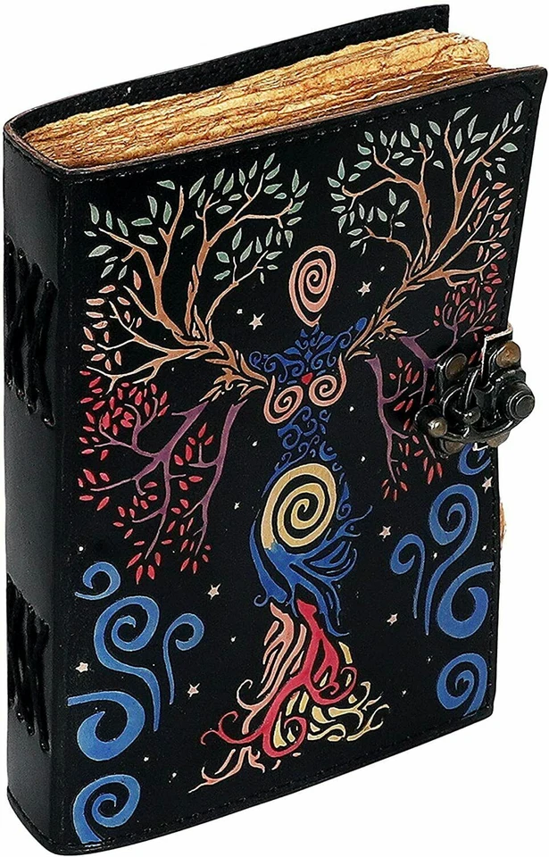 Tree Of Earth Handmade Leather Writing Journal Diary Deckle Page Notebook - Image 4 of 4