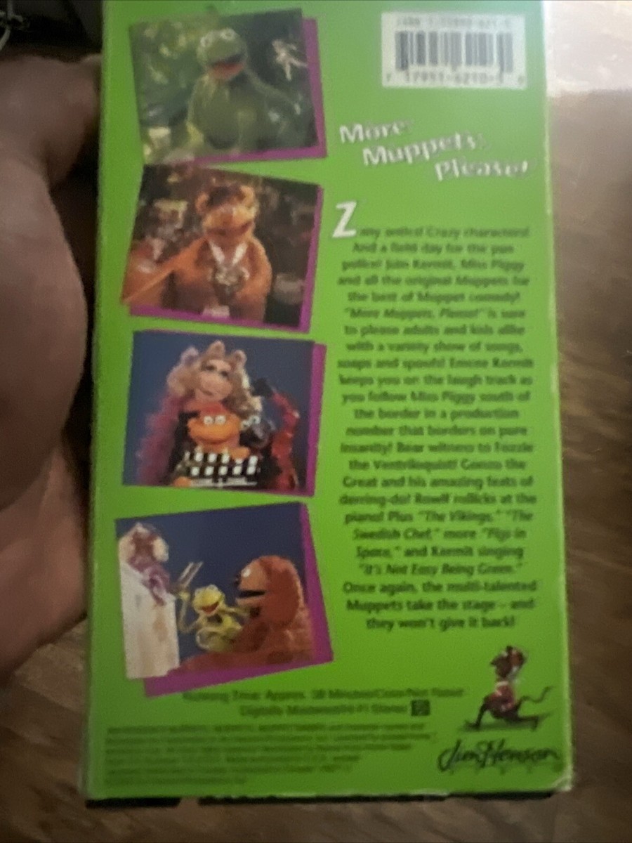 JIM HENDERSON VIDEO IT'S THE MUPPETS “MORE MUPPETS, PLEASE” VHS