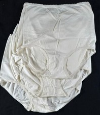 3 Pairs Vintage BALI Cotton Panties Size M / 6 White Cotton Sissy Granny Briefs