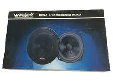 Majestic Mcs5A Majestic -  Mcs5A 5" 100 Watt Midrange Speaker With 10Oz Magnet