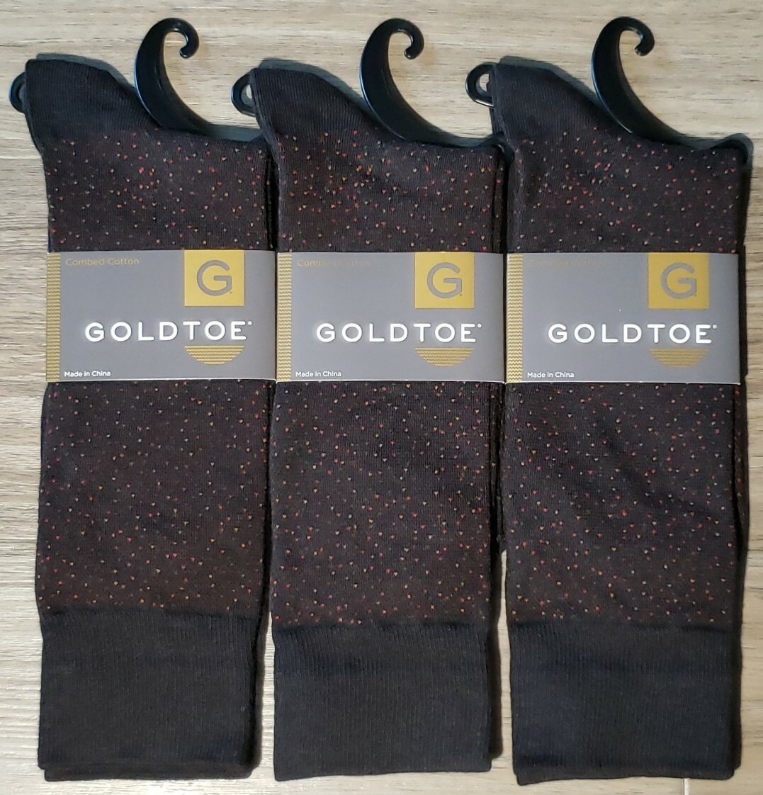 gold toe brown dress socks 3 Pair Men's Fashion Crew Tweed Dot Heather Sz 6-12.5 Size:6,5 Kane Brown Walk Out Best Sellers NH Week 25 2025 Amazon Heels are well rounded