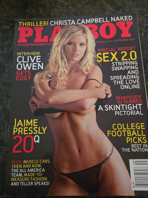 Playboy Magazine September 2007 Christa Campbell