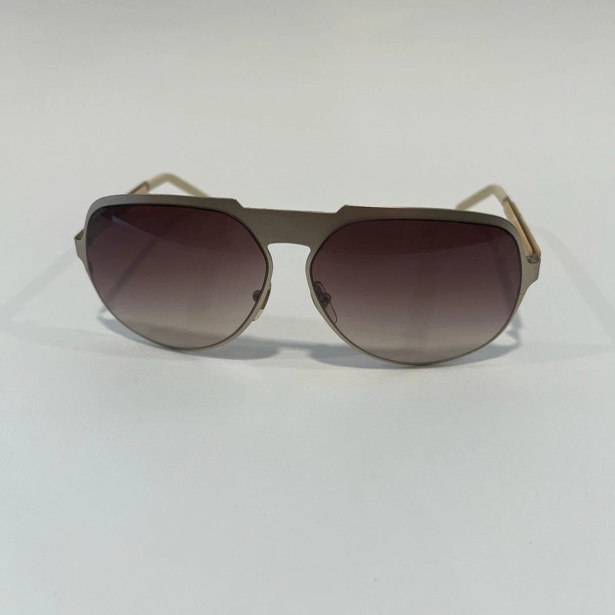 Alexander McQueen Gold Sunglasses for Women for sale | eBay display picture 2