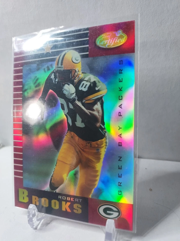 1999 Leaf Certified Mirror Red Robert Brooks #37 - Image 2 of 4