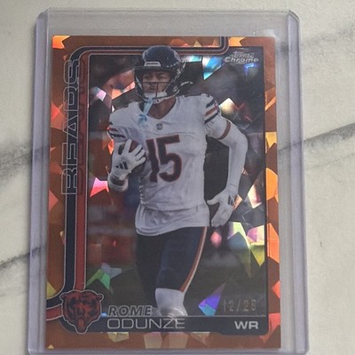 Topps 2024 Topps Chrome Rome Odunze Bears Rookies #49 Serial 12/25