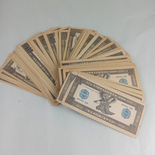 Large Stack Vintage Toy Paper Play Money Warren Publishing Company