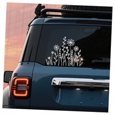 Wildflower Car Stickers and Decals,Stylish Flower Car Decals for Cars