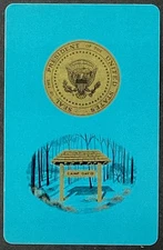 Camp David Seal of the President of the US Vintage Single Swap Playing Card