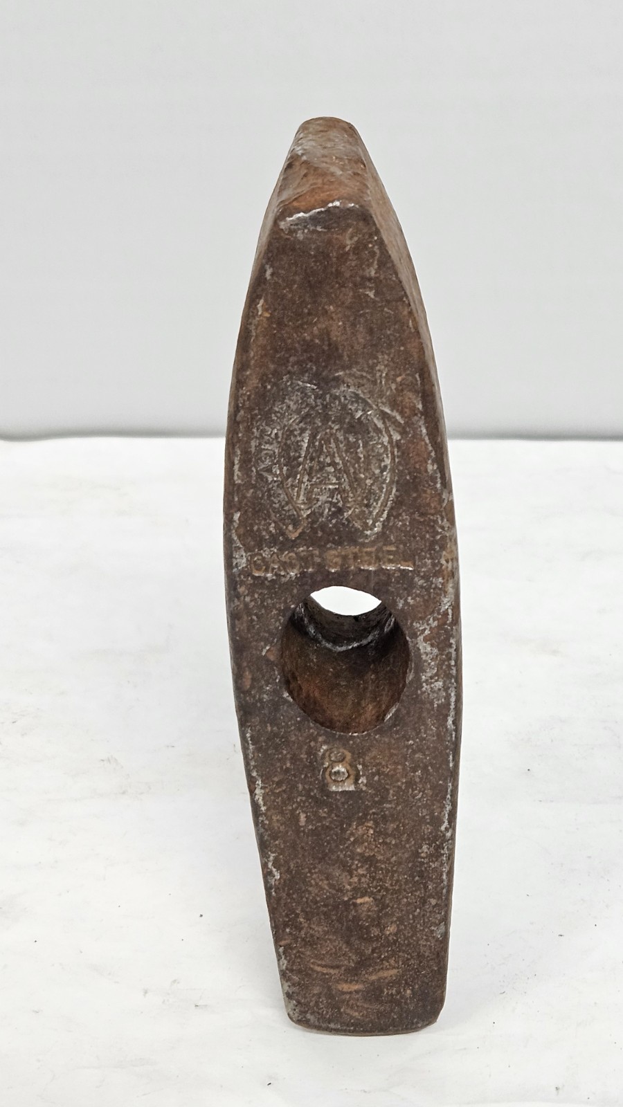 Vintage 8 lb. Atha Tool Co. Hammer Head  Blacksmith tool w/ horseshoe Logo