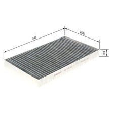 Filtre d'habitacle Mercedes 407
