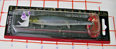 Lucky Craft Slender Pointer 112MR, 41/2'', 1/2oz, Bronze/Blue-NEW (in Wrong Box*)
