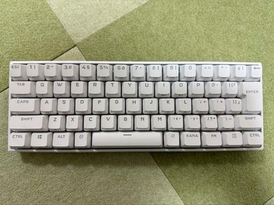 CORSAIR K65 RGB Mini JP JIS White Gaming Keyboard Used Untested