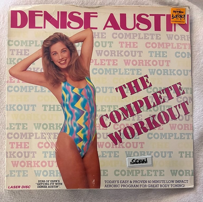 Denise Austin - The Complete Workout 1988 Laserdisc Exercise ESPN