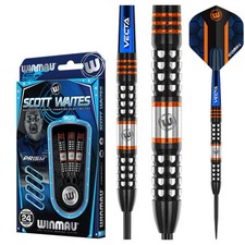 Winmau Scott Waites 90 Tungsten Steel Tip Darts - 24 grams