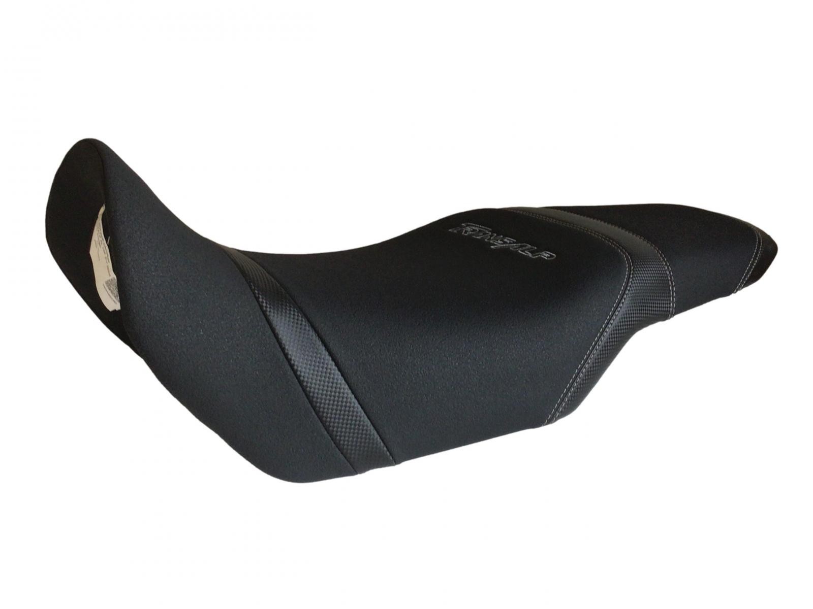 Housse de selle Top Sellerie pour Honda Transalp XL 750 2023-2024 noire et grise HSD8052