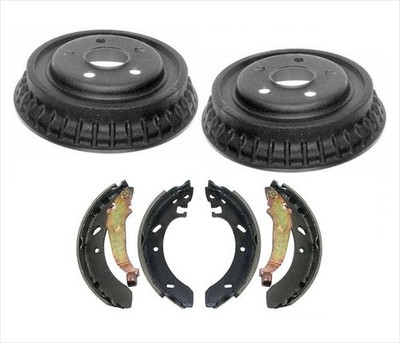 95-97 Fits Dodge Stratus Brake Drum Drums & Shoes Without ABS Braking System