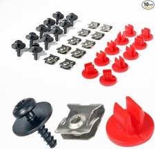 10 Sets Engine Splash Shield Screw Kit, T30 Engine Splash Shield Guard Under