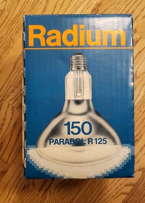 Osram / Philips / Radium Glühbirne   Altbestand   150 W E27 Reflektor   Original