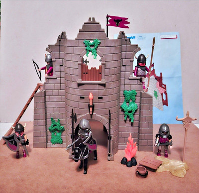 Playmobil 4435 Ritter Barbaren Ruine mit Figuren & Zubehör Anleitung