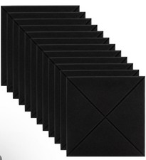 12 PCs. Self adhesive cork board/ felt wall tiles 12x12 inches each